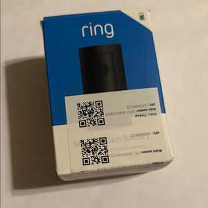 Ring Smart Camera in Black and Blue
